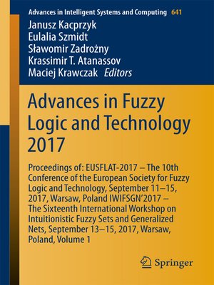 cover image of Advances in Fuzzy Logic and Technology 2017